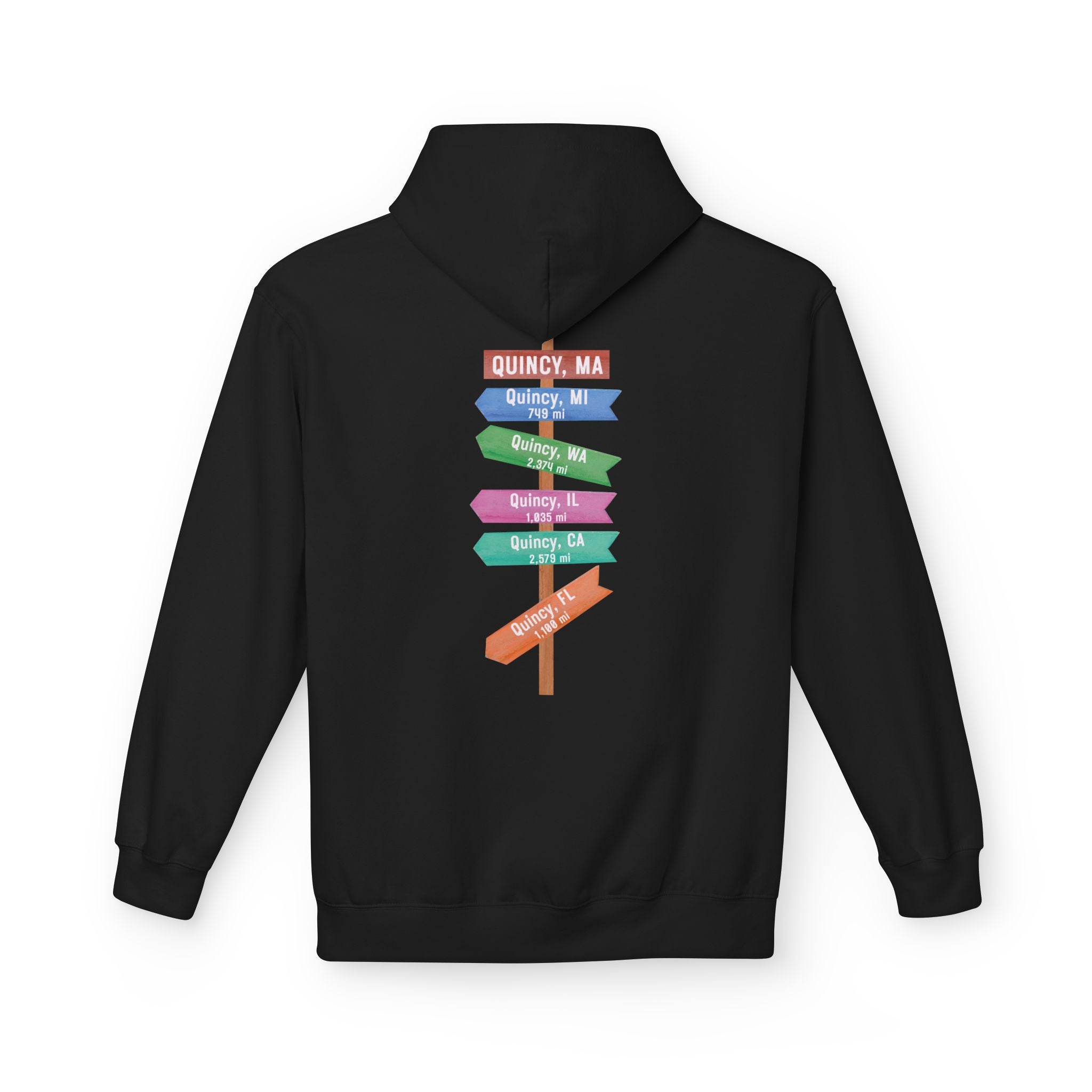 Quincy Distance Sign Soft style Hoodie
