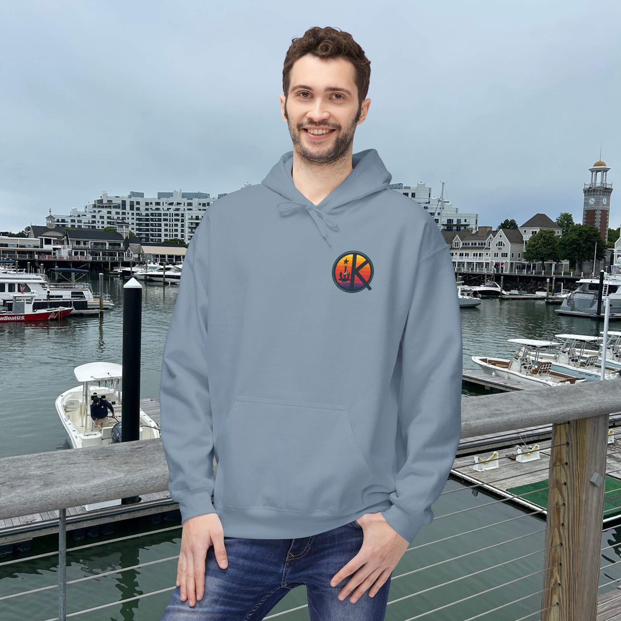 Ski Heavenly Hill Softstyle Hoodie- QK Logo