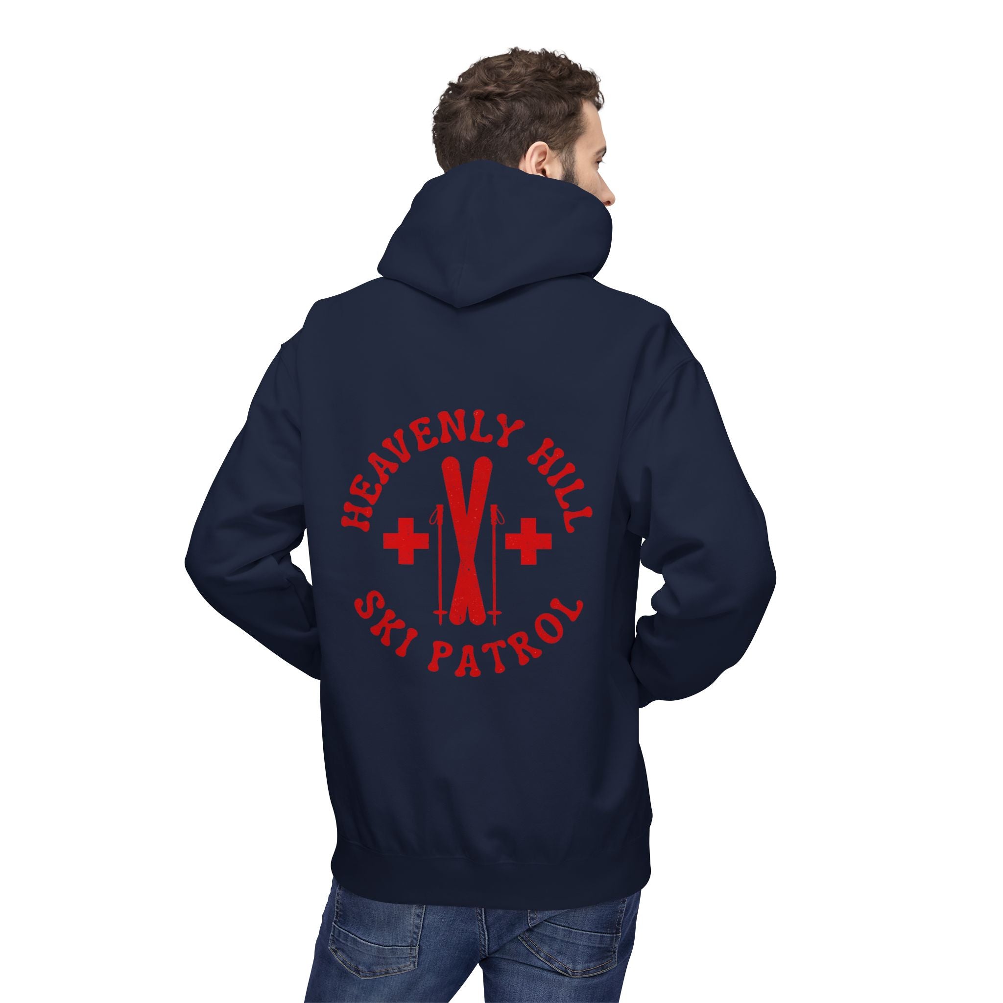 Distressed Heavenly Hill Ski Patrol Softstyle Hoodie