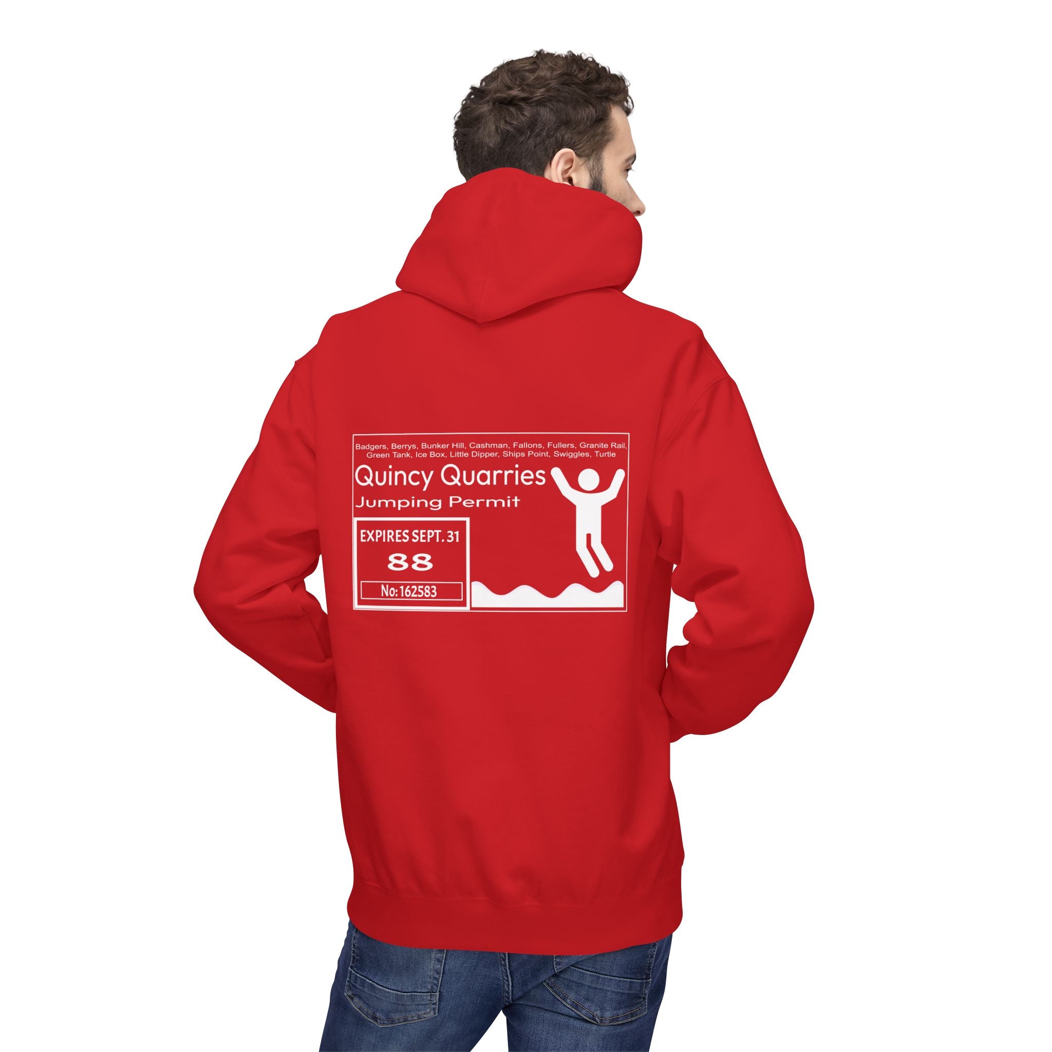 Quincy Quarries Permit Softstyle Hoodie