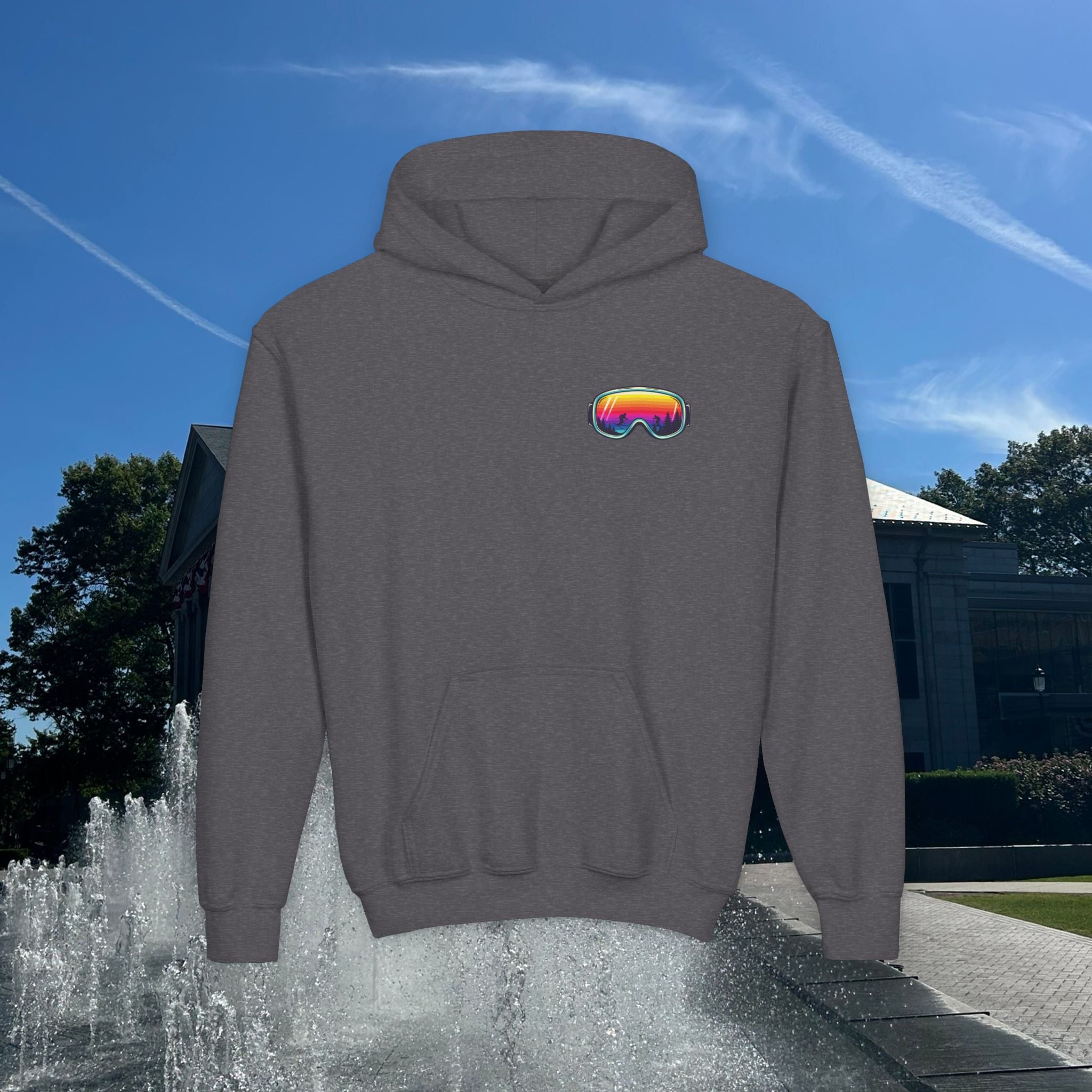Ski Heavenly Hill Youth Softstyle Hoodie