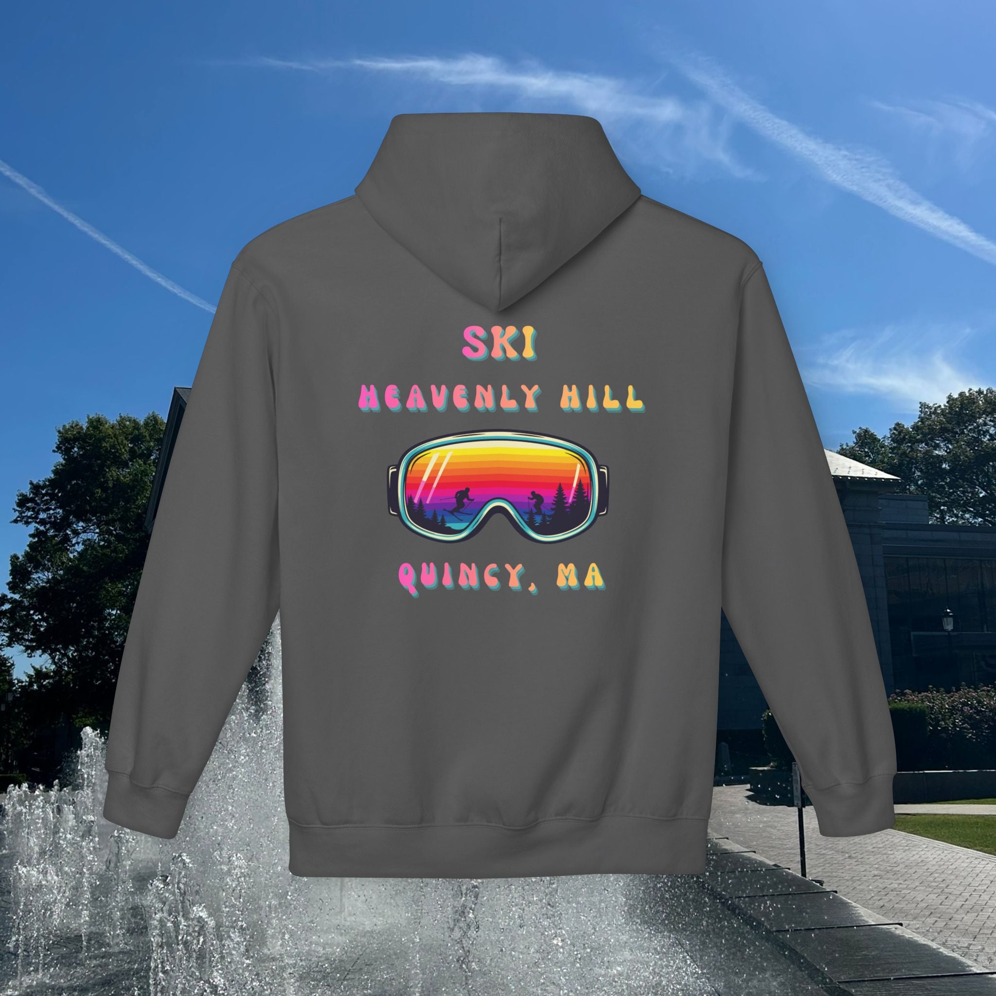 Ski Heavenly Hill Softstyle Hoodie- QK Logo