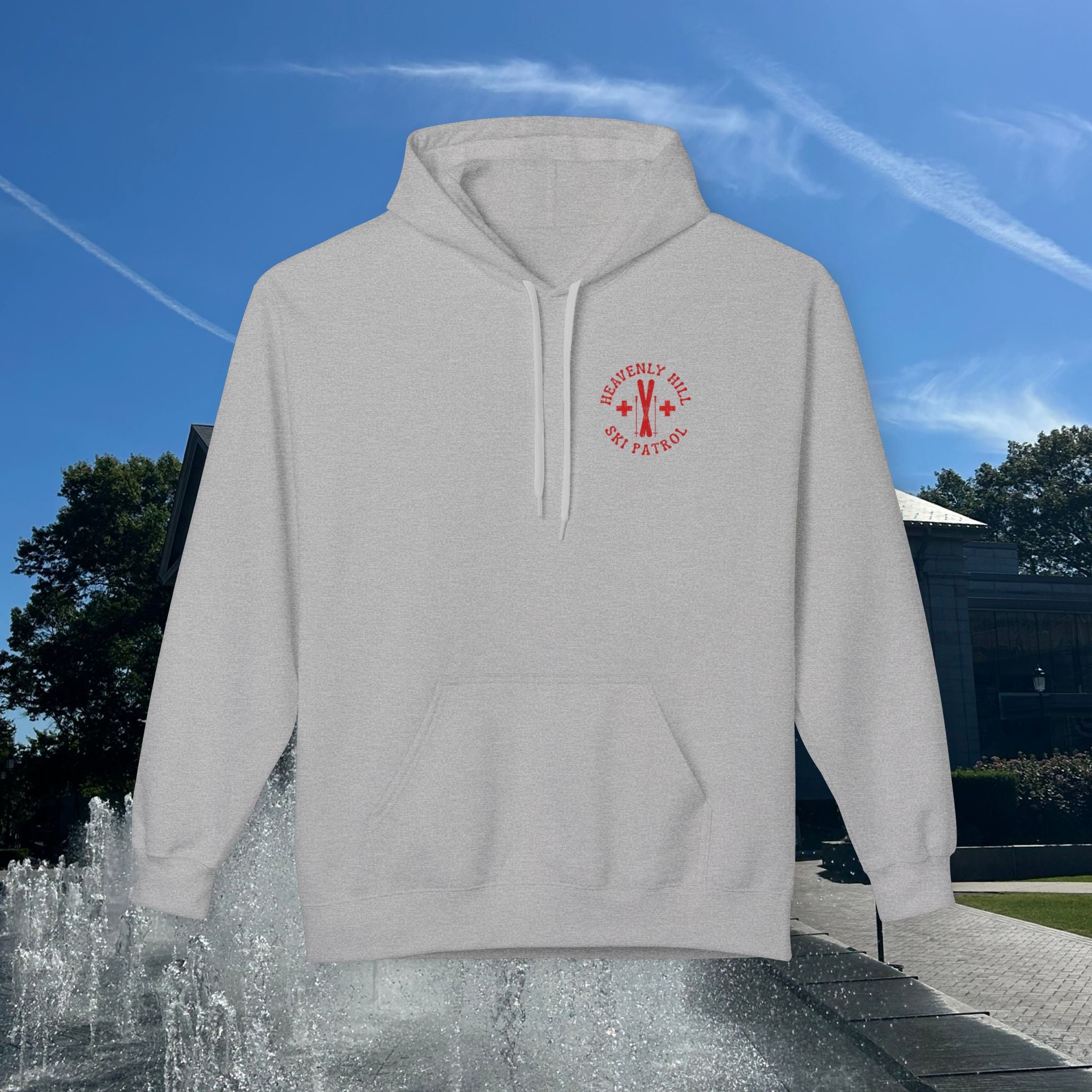 Distressed Heavenly Hill Ski Patrol Softstyle Hoodie