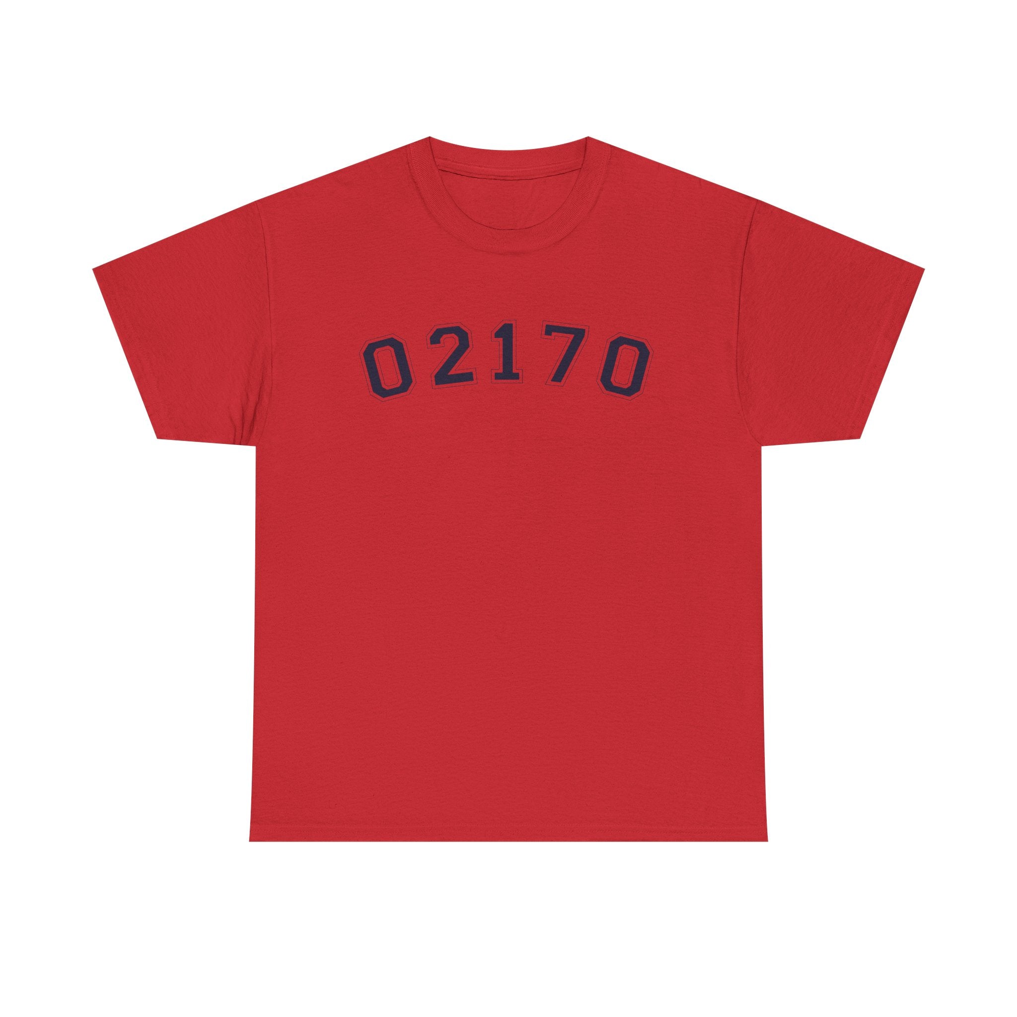 02170- Quincy Zip Code T-shirt Navy Text
