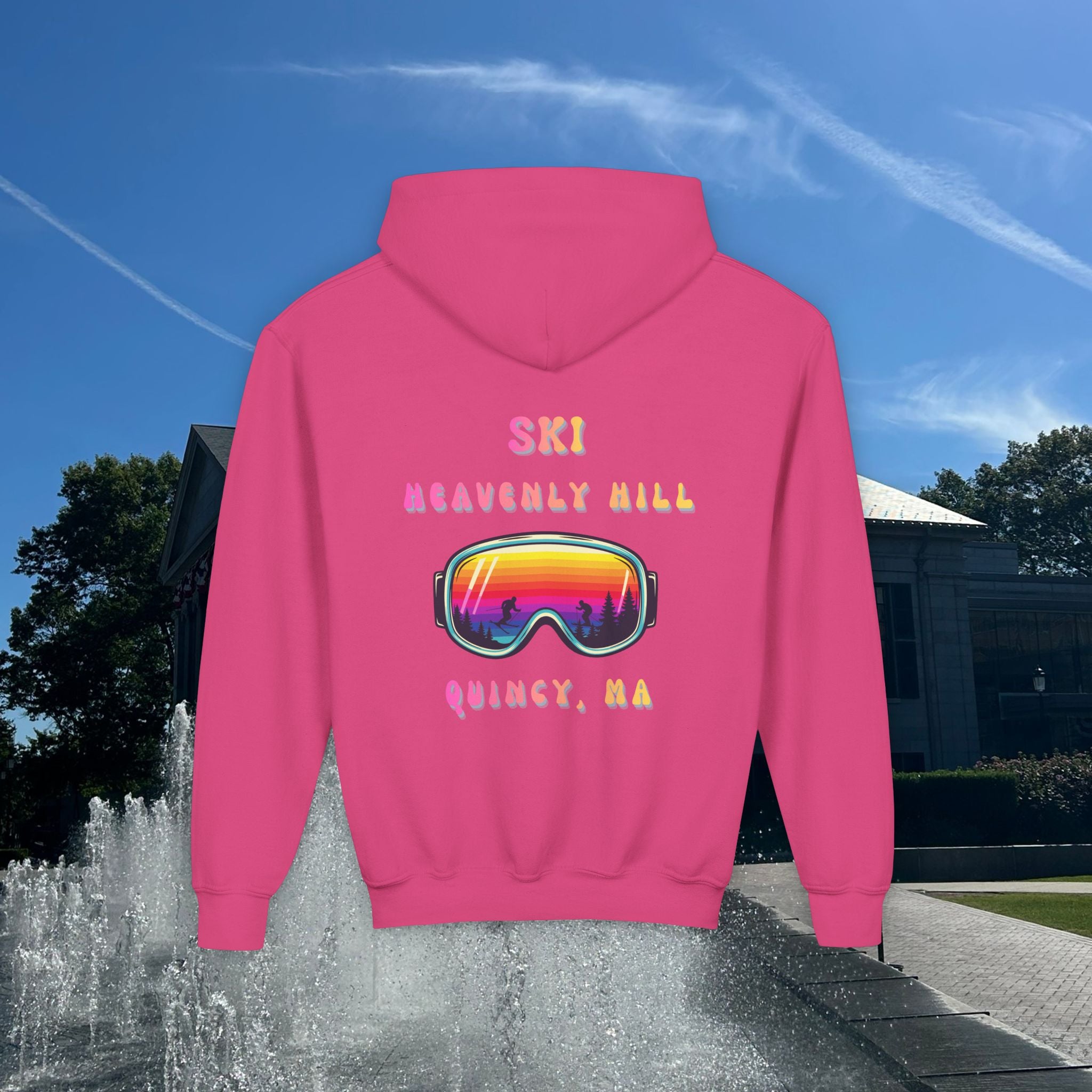 Ski Heavenly Hill Youth Softstyle Hoodie