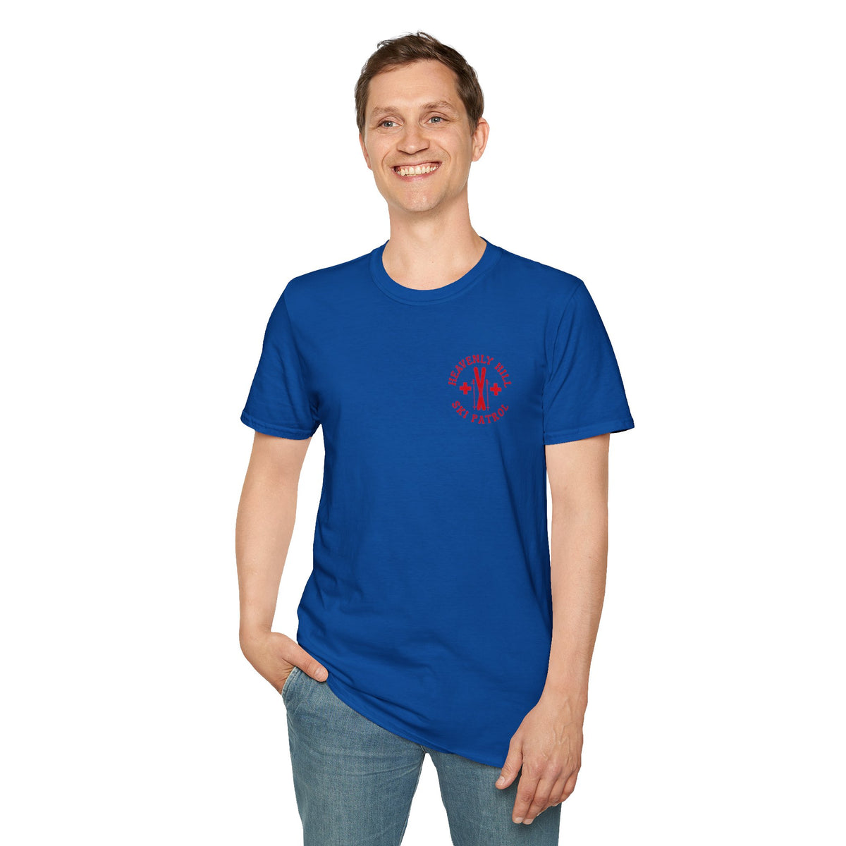 Distressed Heavenly Hill Ski Patrol T-shirt