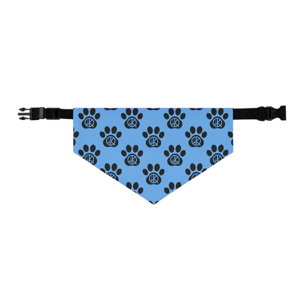 QK Pet Bandana Collar- Light Blue