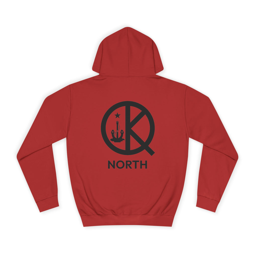 North-Black and Red Hoodie