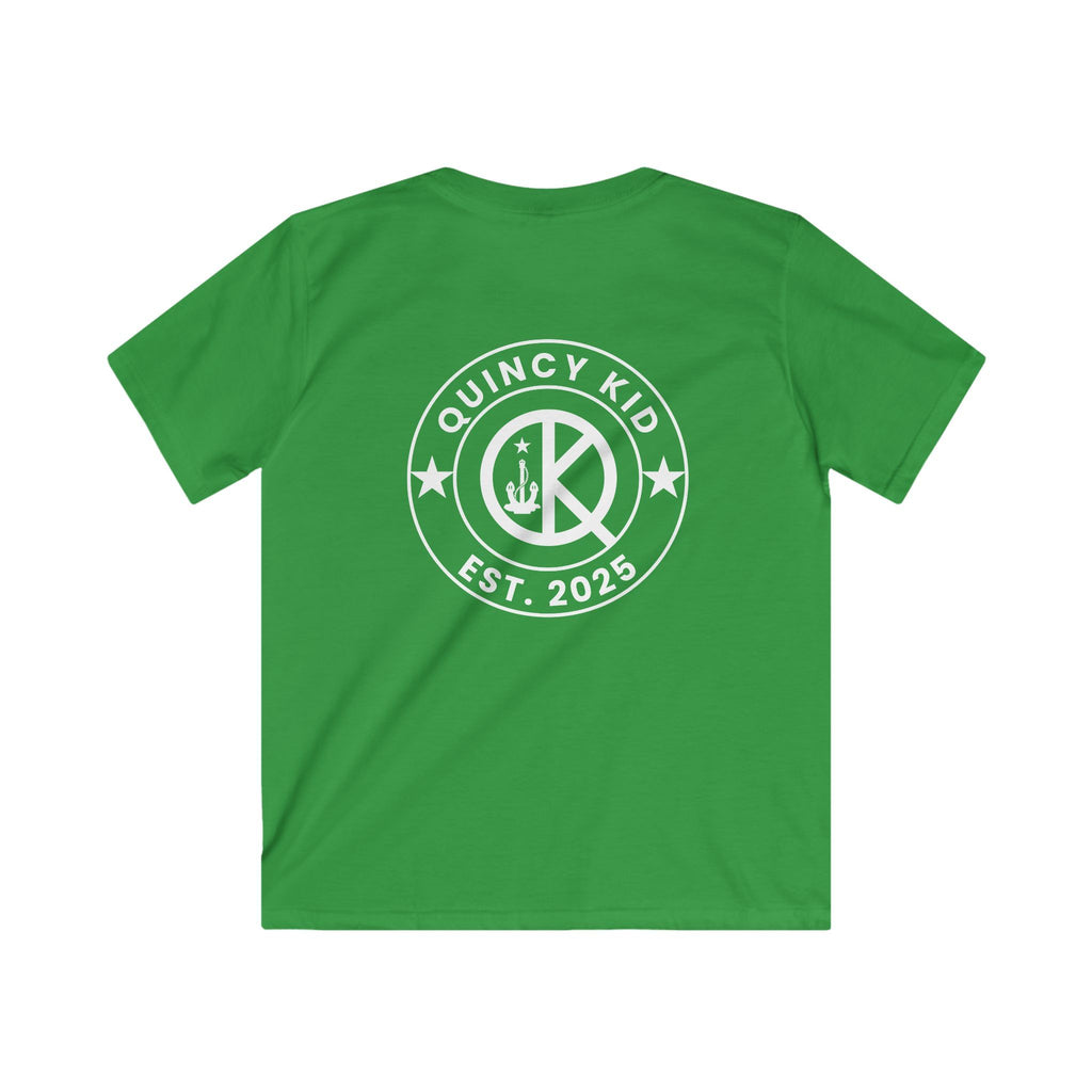 Youth Quincy Kid T-Shirt White Emblem