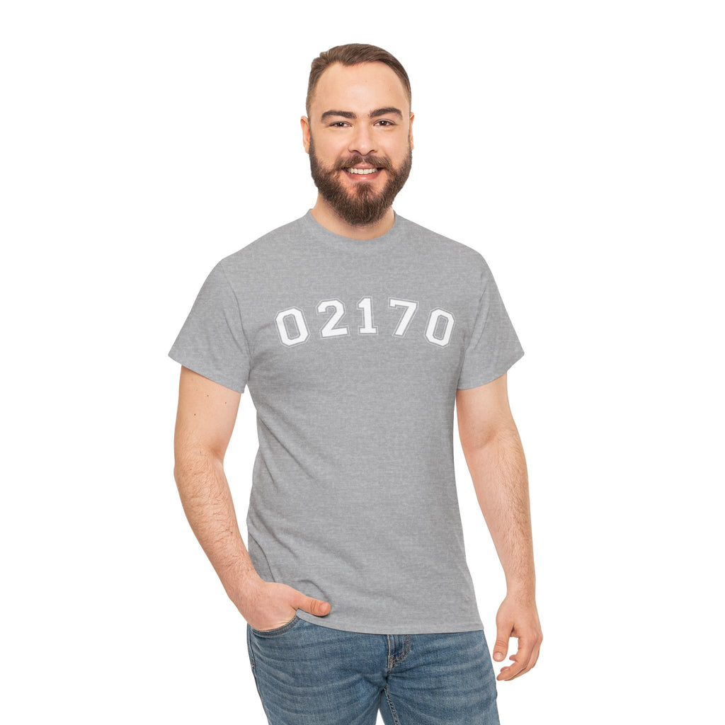 02170- Quincy Zip Code T-shirt White Text