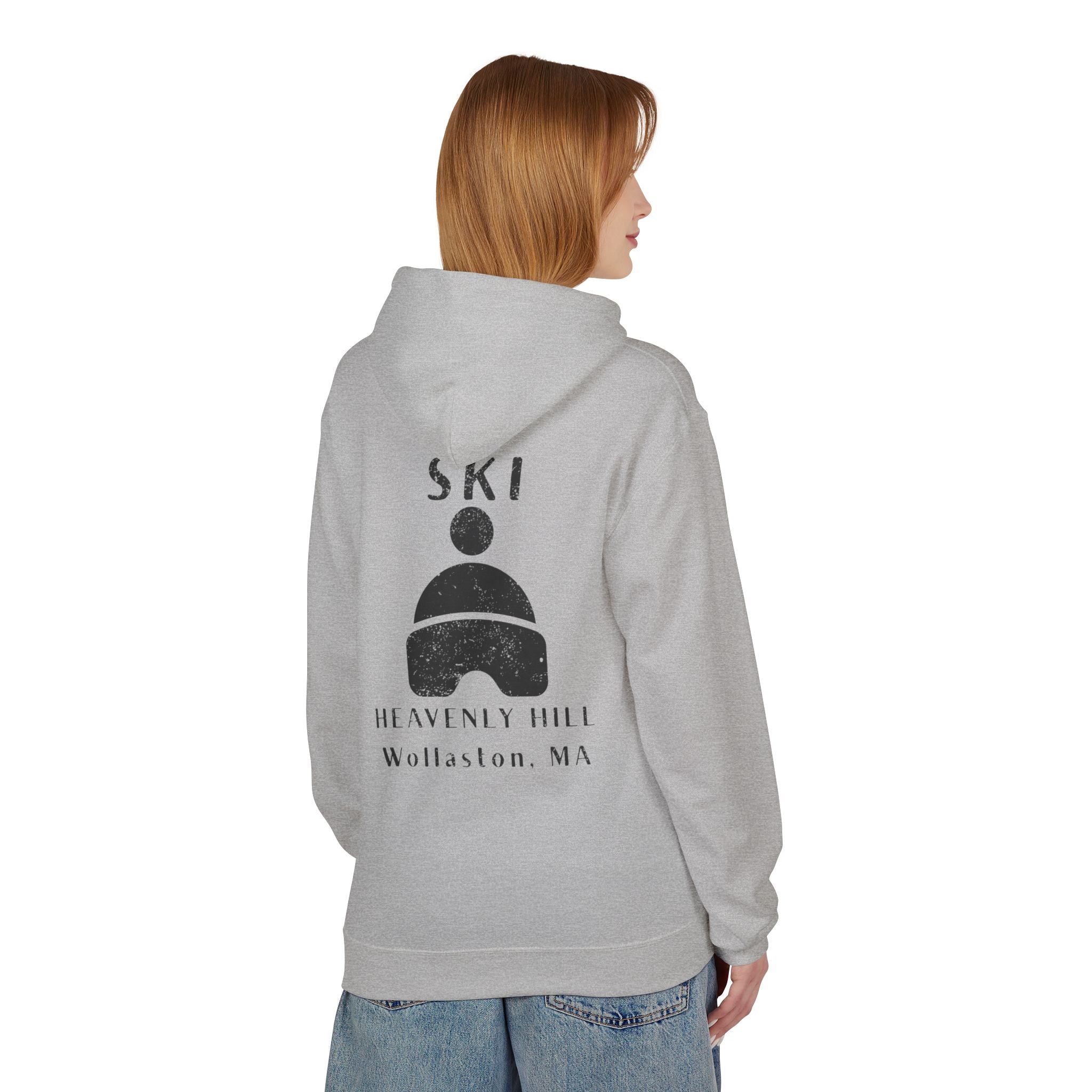 Distressed Ski Heavenly Hill Softstyle Hoodie