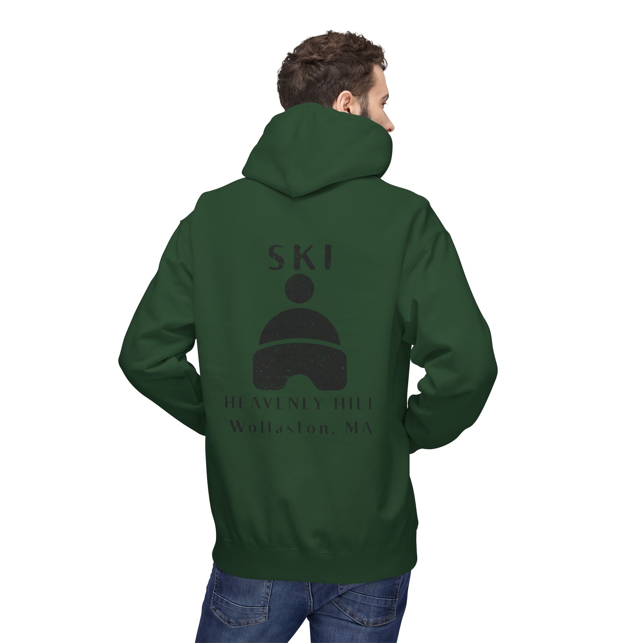 Distressed Ski Heavenly Hill Softstyle Hoodie