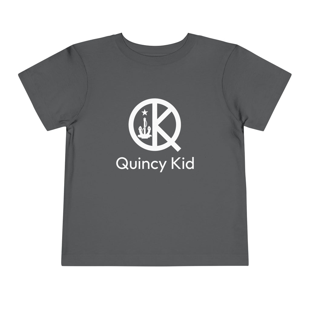 Quincy Kid Toddler T-shirt White Text
