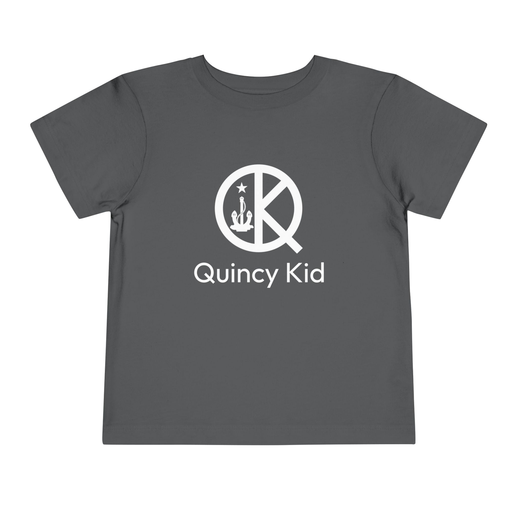 Quincy Kid Toddler T-shirt White Text