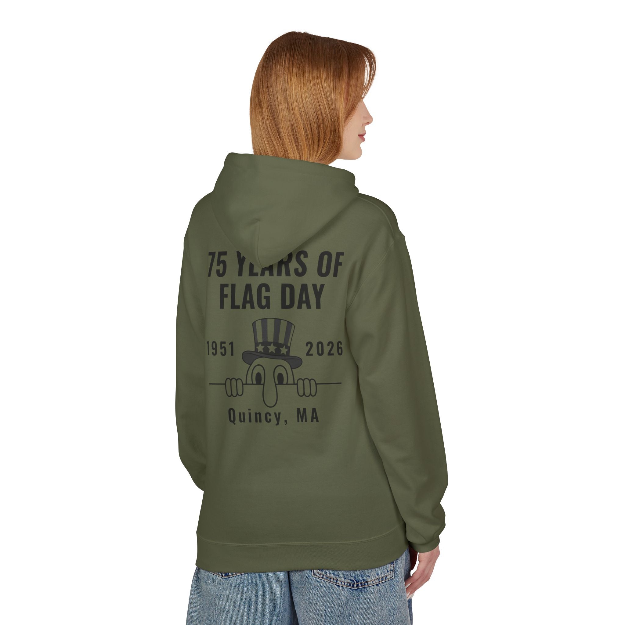 Kilroy Was Here Flag Day 75th Anniversary Hoodie