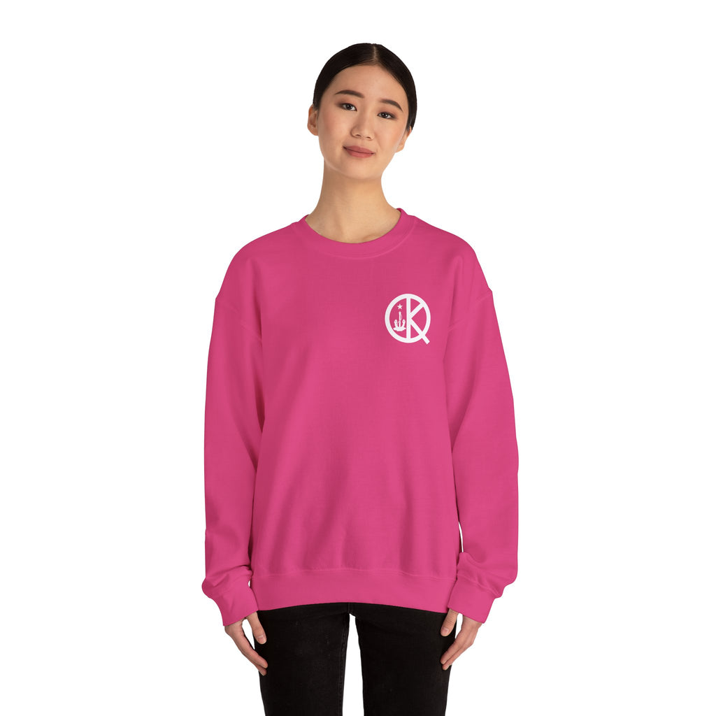 Quincy Kid Crewneck Sweatshirt With White Emblem
