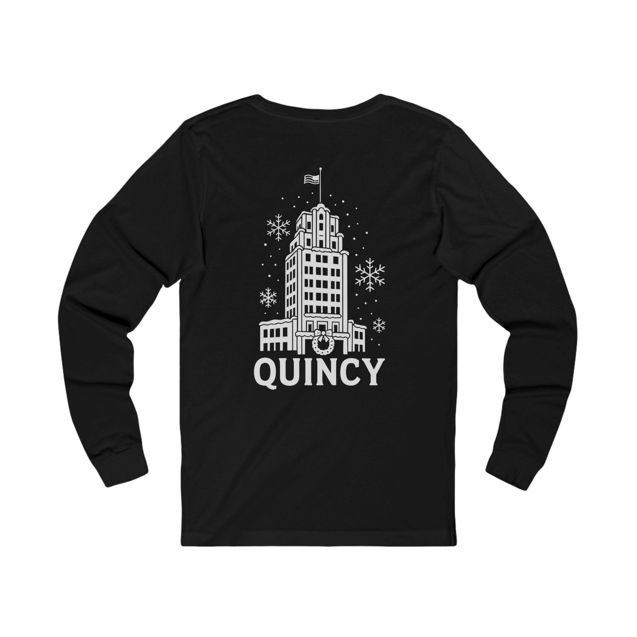 Quincy Center Holiday Longsleeve- Back