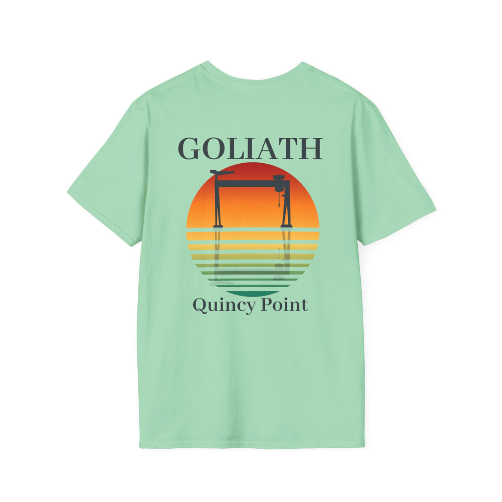 Fore River Shipyard Goliath Sunset T-shirt