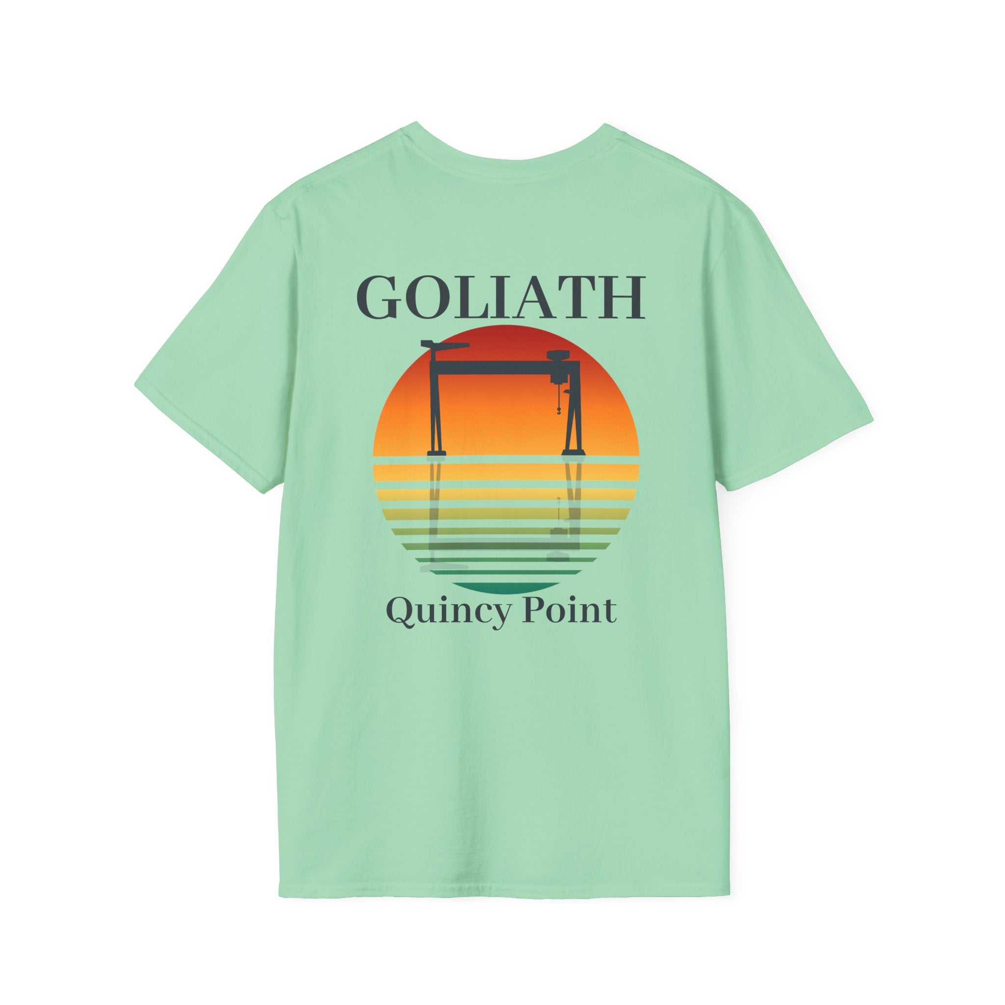 Fore River Shipyard Goliath Sunset T-shirt