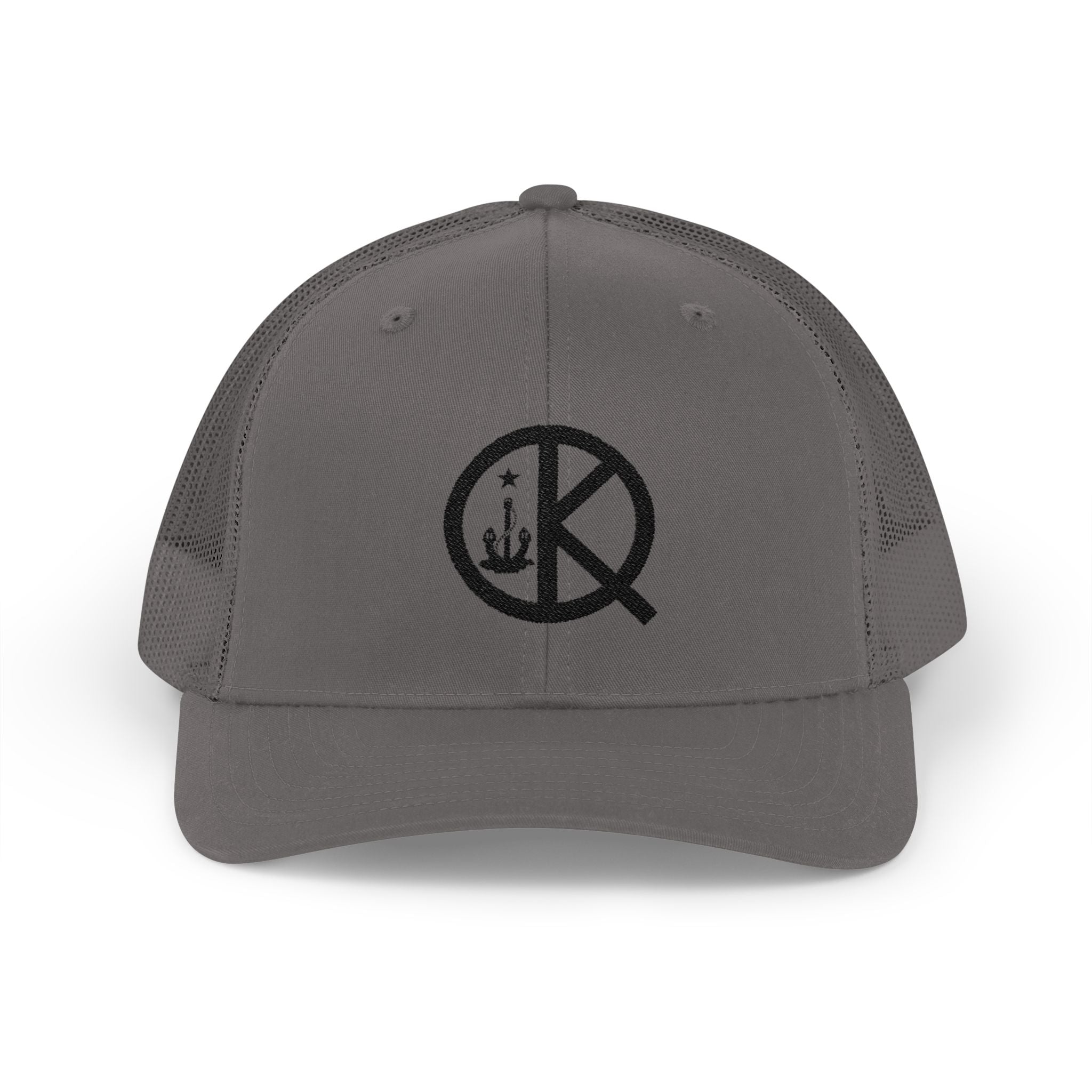 QK Logo Snapback Trucker Cap