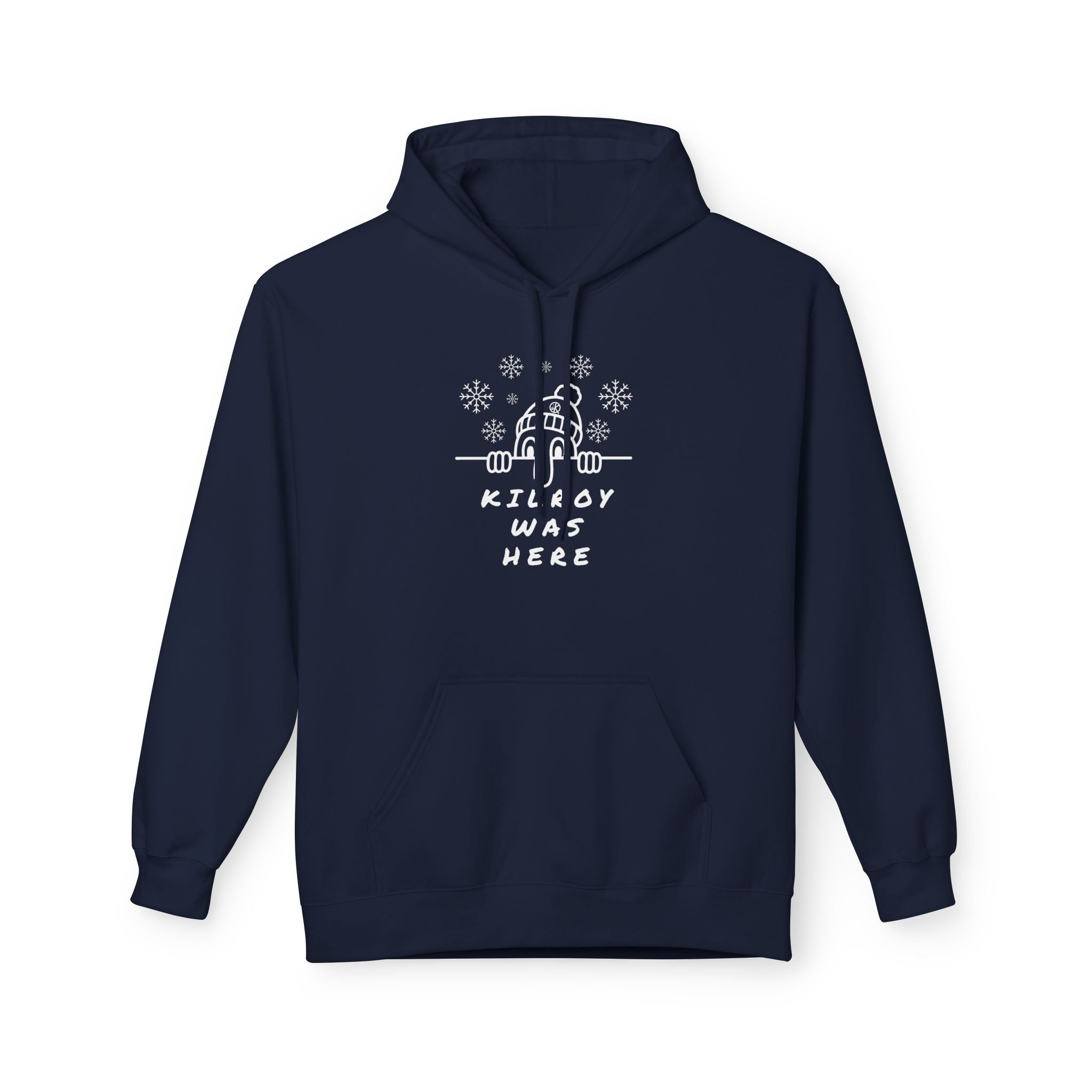 Kilroy Was Here Winter White Front Softstyle Hoodie