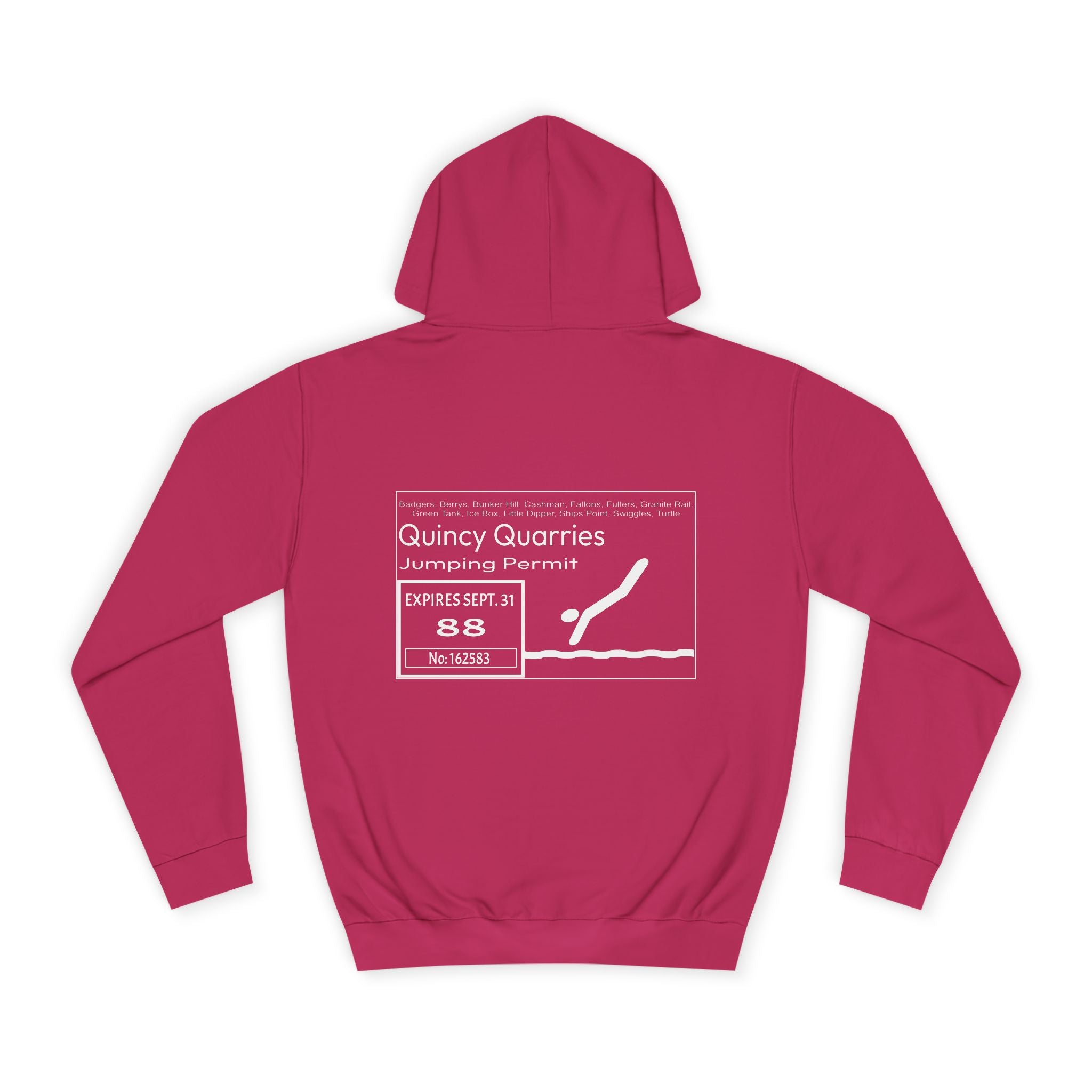 Quincy Quarries Permit Hoodie