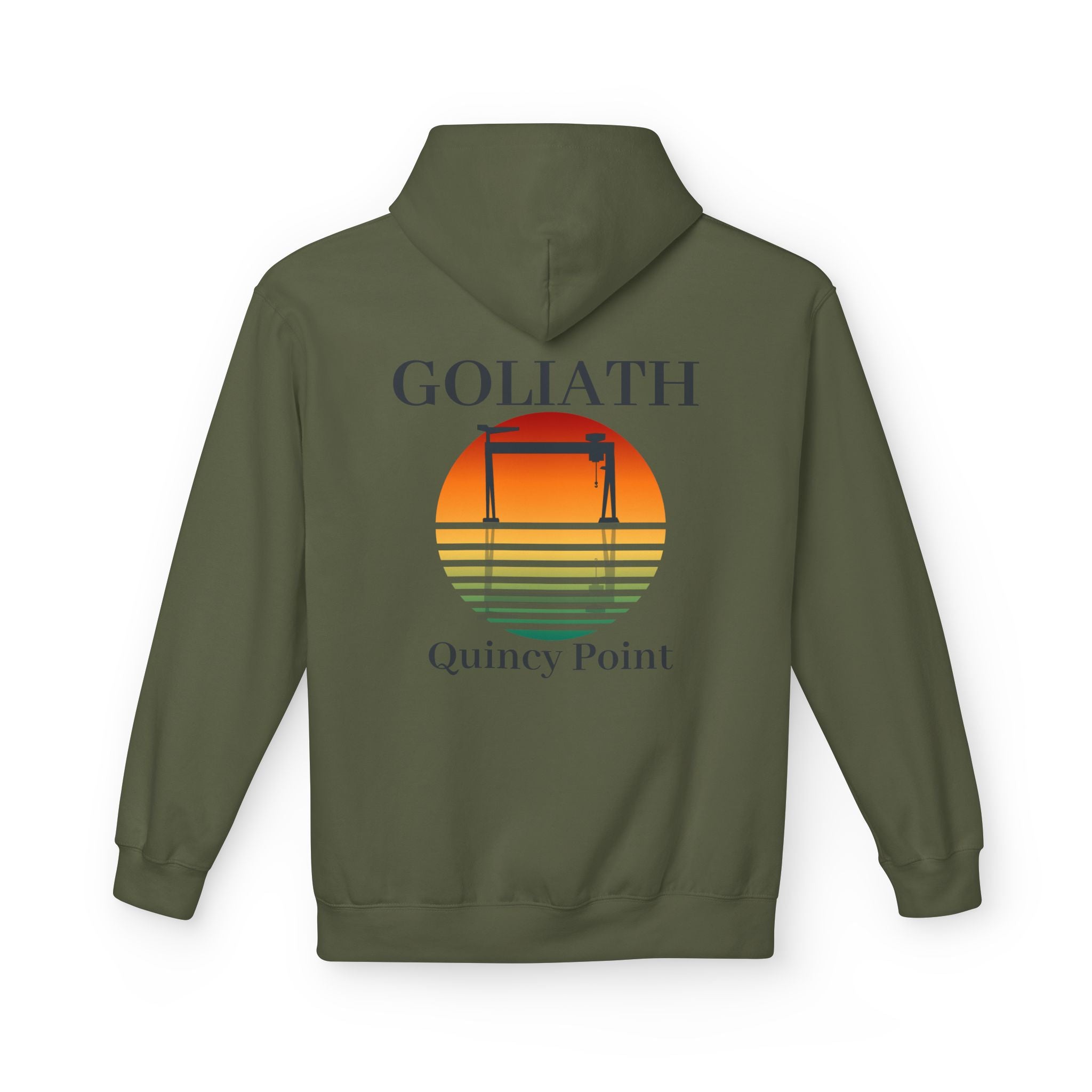 Fore River Shipyard Goliath Sunset Hoodie