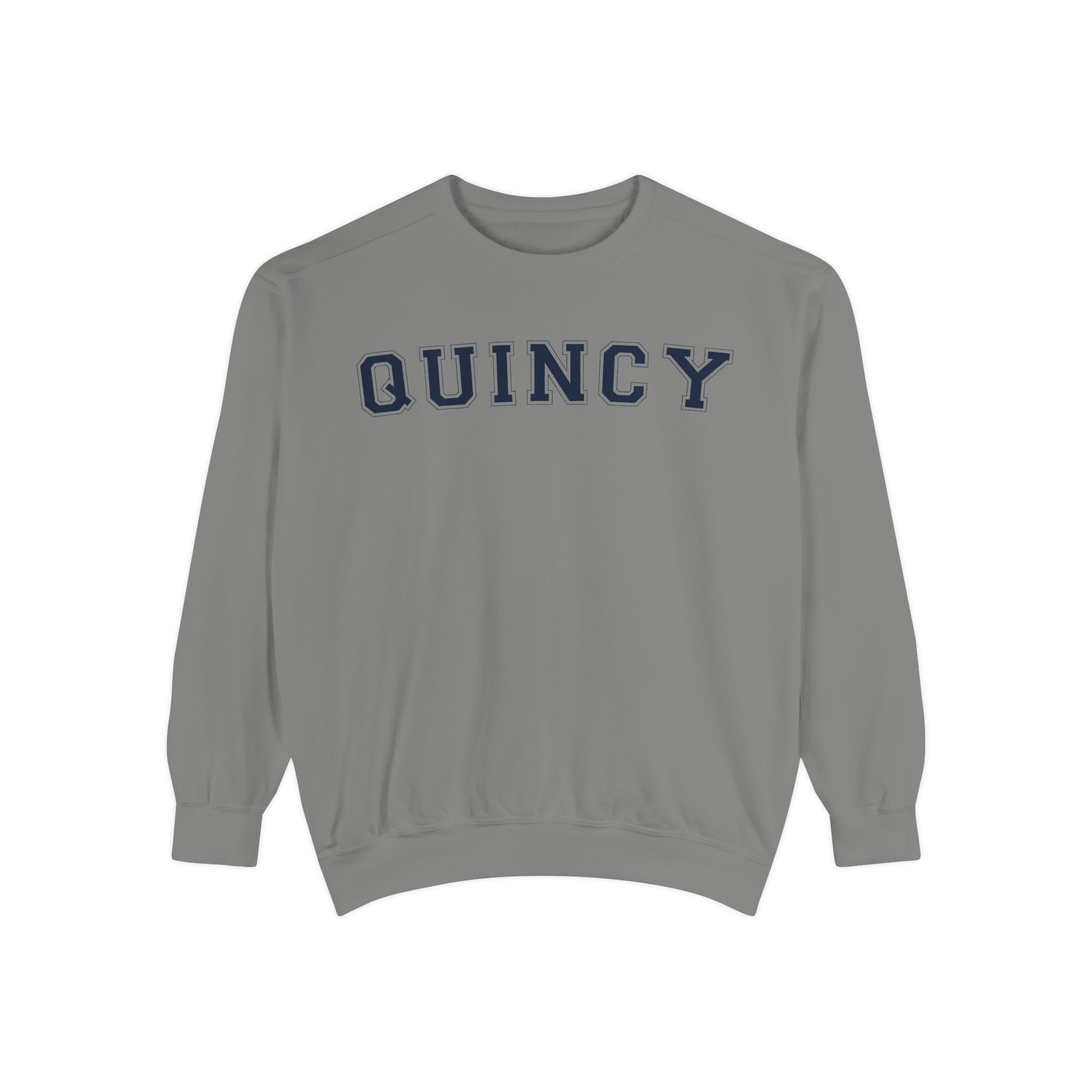 Quincy Sweatshirt Navy Text