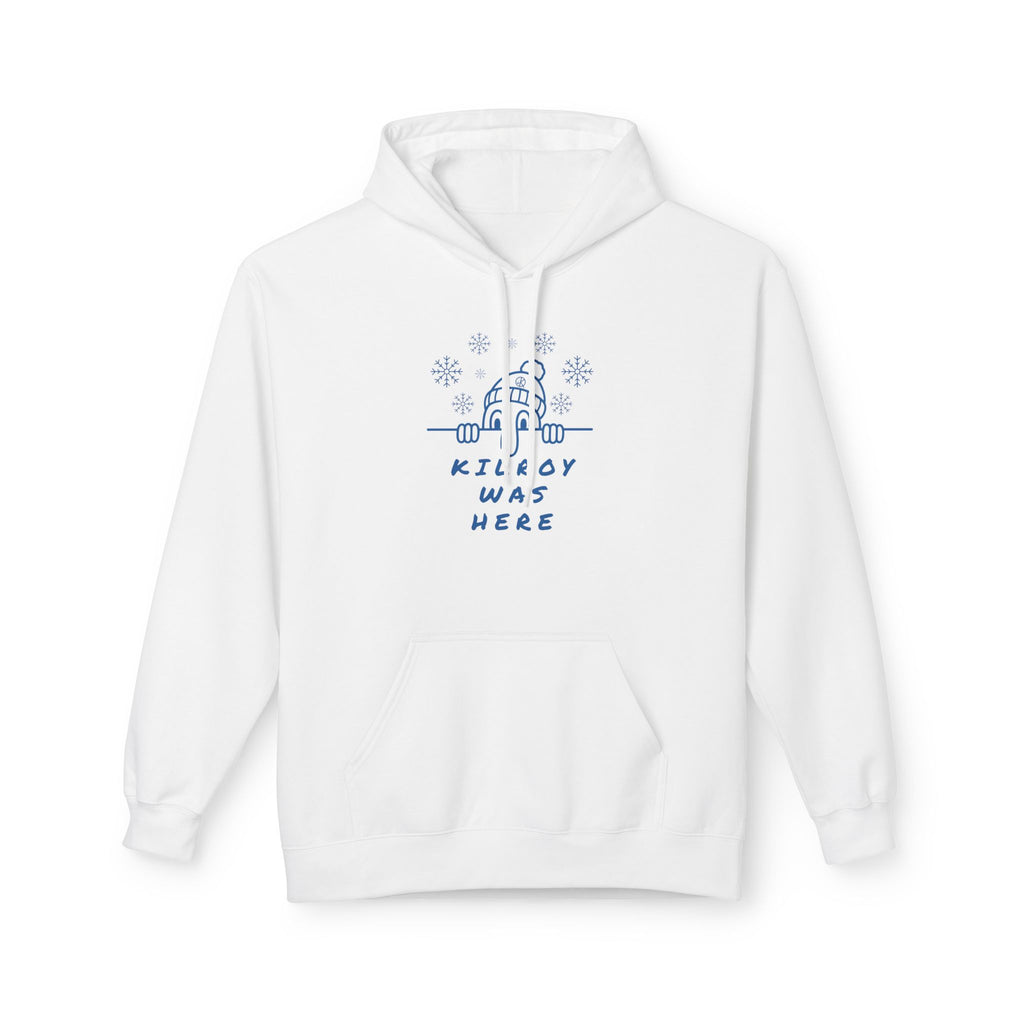 Kilroy Was Here Winter Blue Softstyle Hoodie- Front