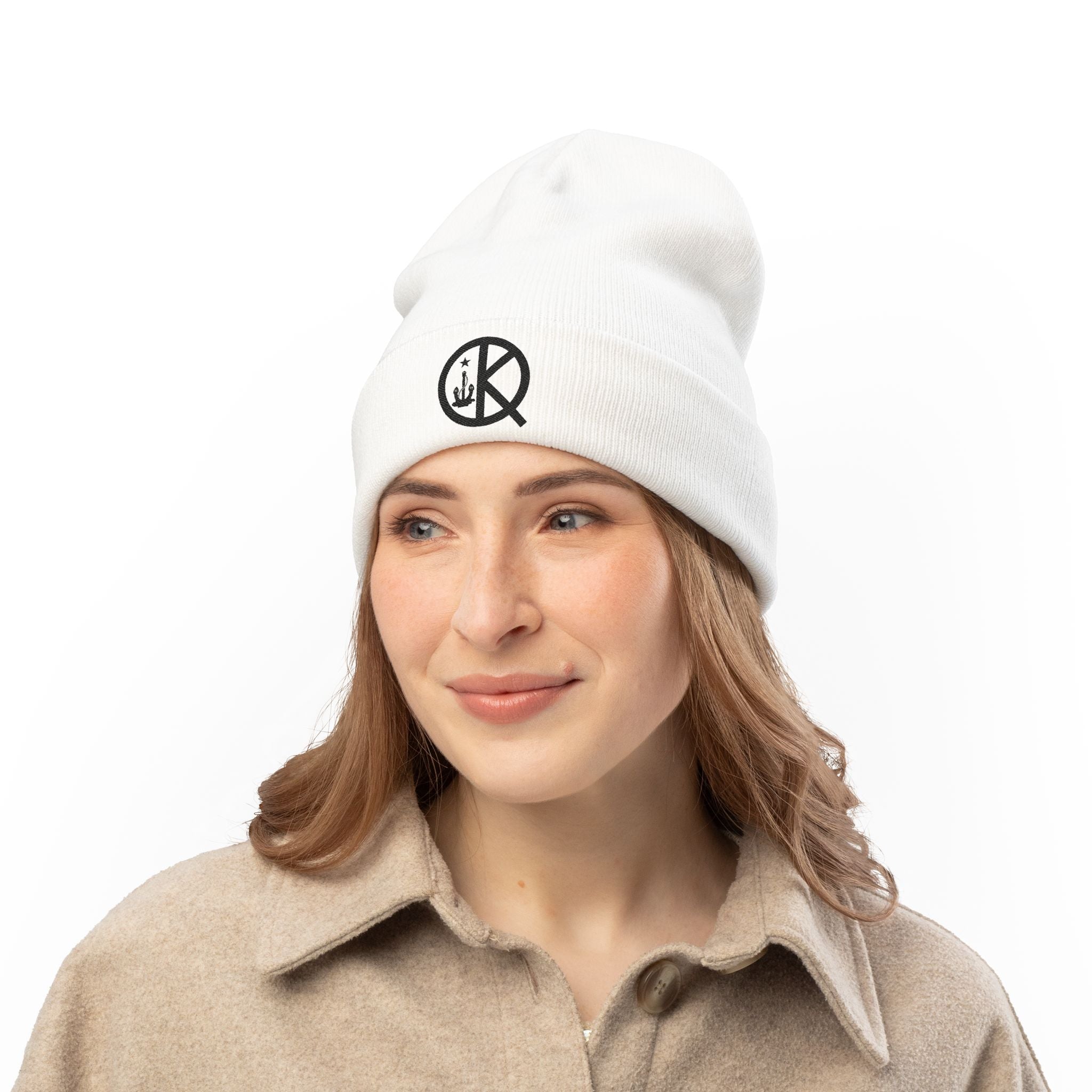 Knit Beanie (Embroidery)