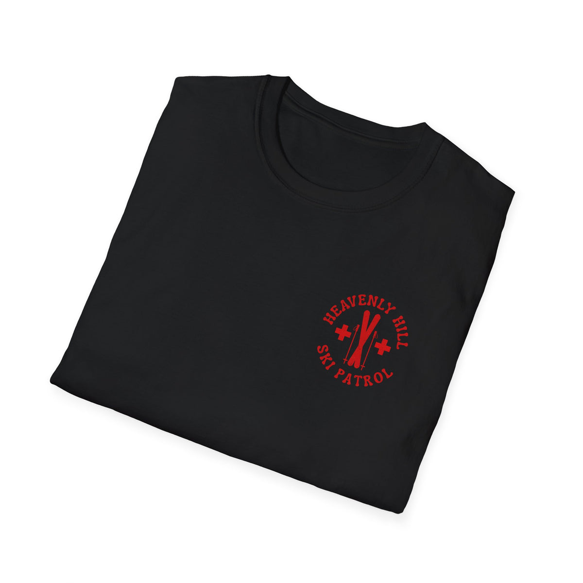 Distressed Heavenly Hill Ski Patrol T-shirt