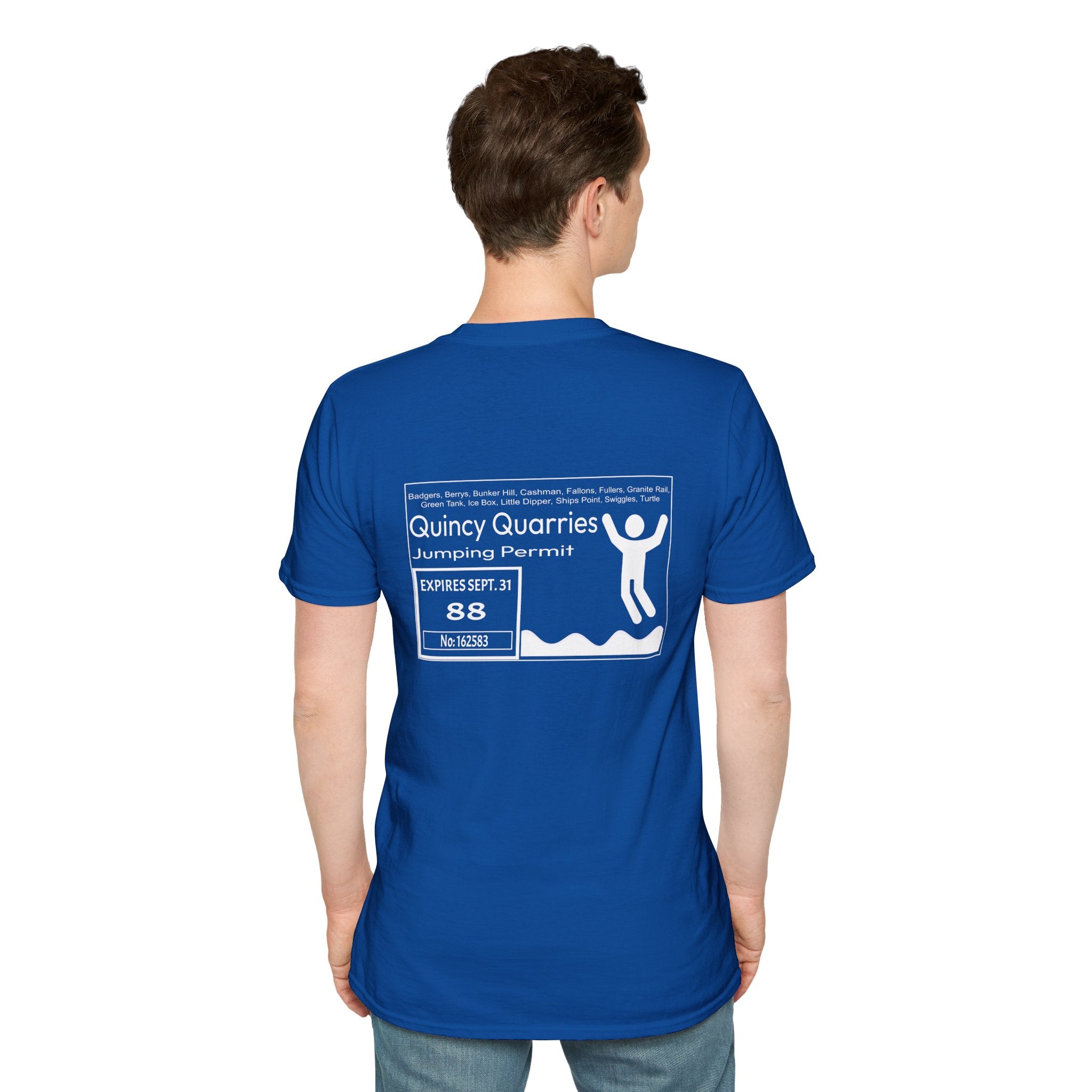 Quincy Quarries Permit T-shirt
